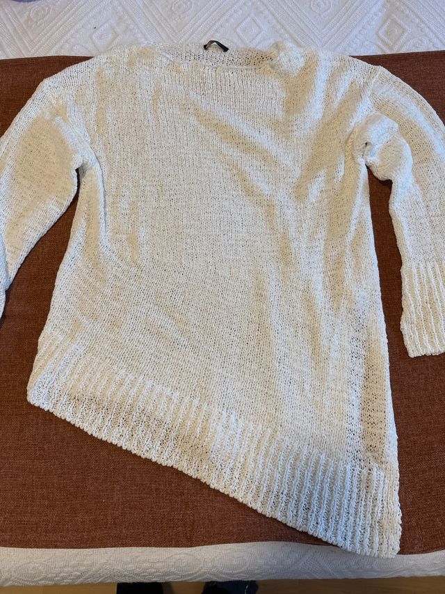 Jersey Massimo Dutti Blanco Talla XS