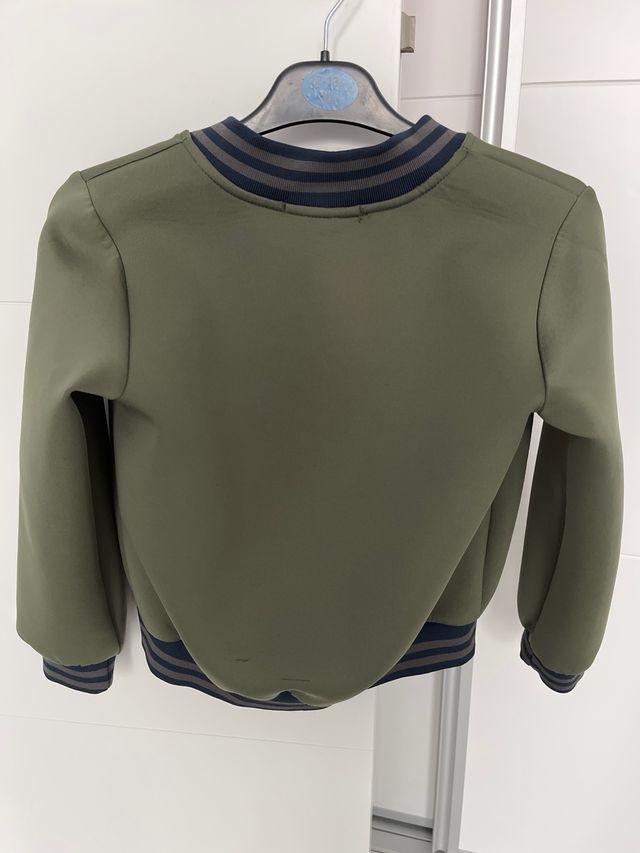 Cazadora niño verde tipo bomber