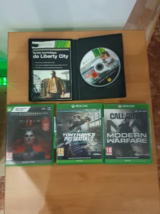 Lote 4 Juegos Xbox