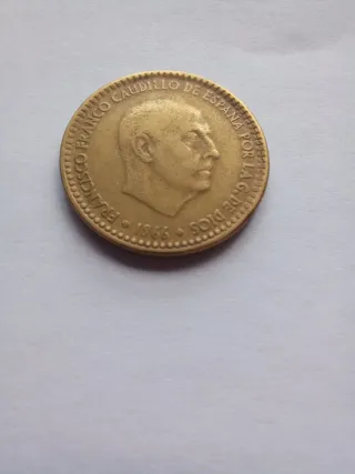 Moneda 1 Peseta 1966 Estrella 67
