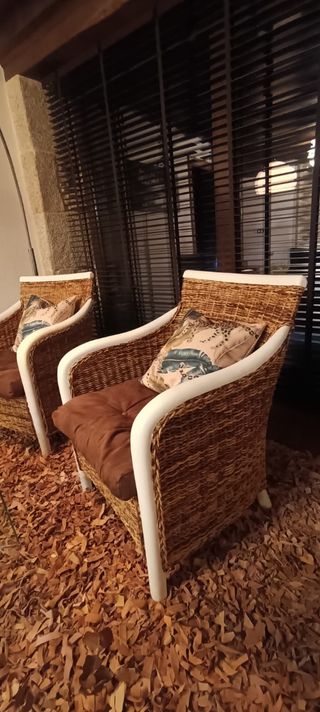 Poltrone in vimini