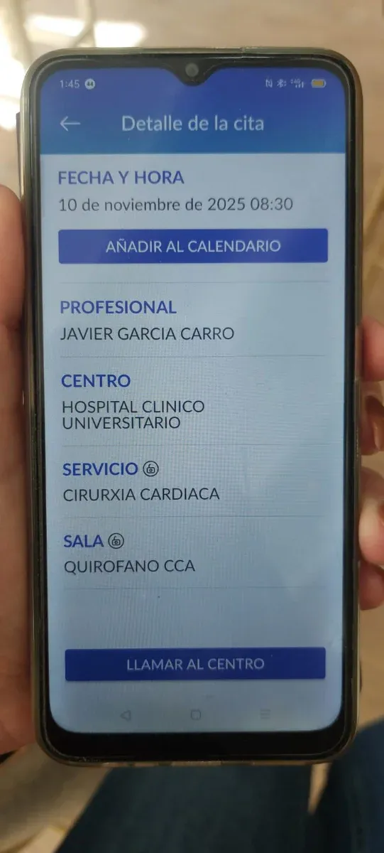 Bolso de fiesta cadena azul y plata