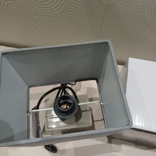 Lampada da tavolo con base di ceramica casa b&b