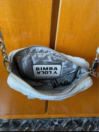 Bolso Bimba y Lola azul y plateado