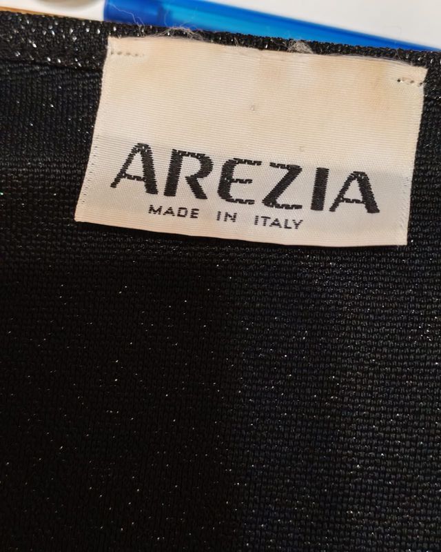 Maglia nera metallizzata vintage