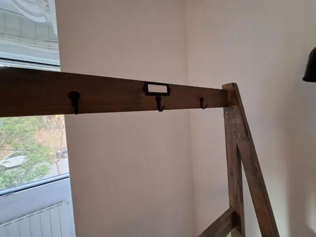 Mueble entrada zapatero perchero banco.