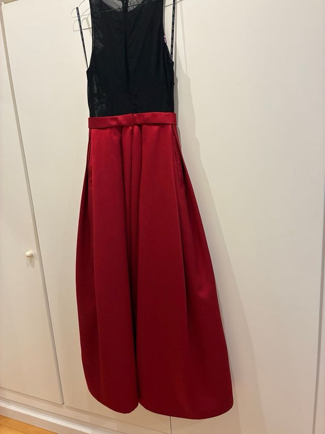 Elegante vestido fiesta/madrina boda en burdeos