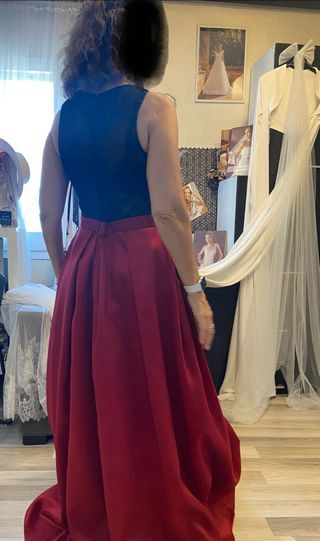 Elegante vestido fiesta/madrina boda en burdeos