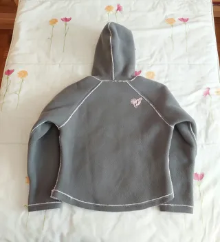 Chaqueta reversible Billabong gris y rosa