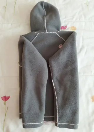 Chaqueta reversible Billabong gris y rosa