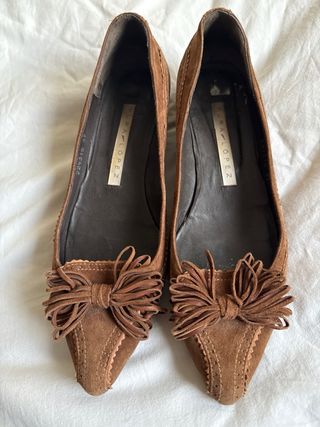 Zapatos Pura López ante marrón talla 39