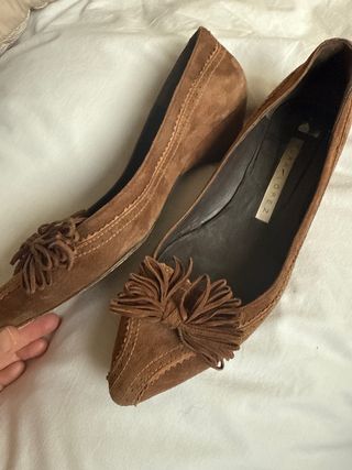 Zapatos Pura López ante marrón talla 39