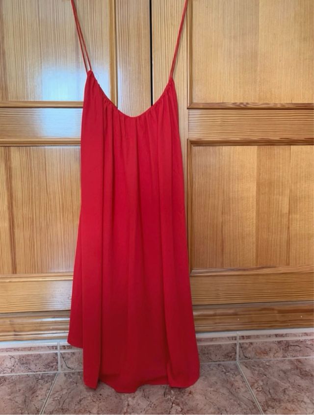 Vestido rojo tirantes