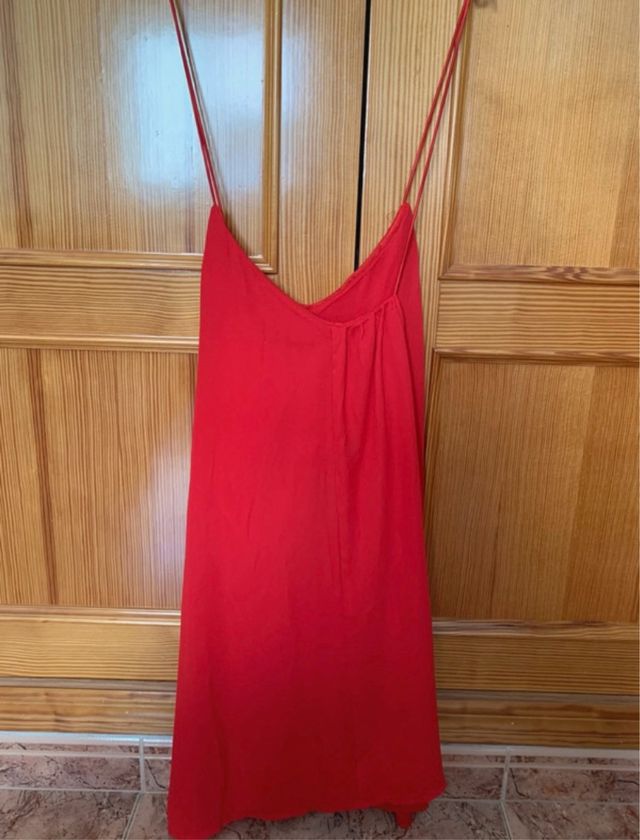 Vestido rojo tirantes