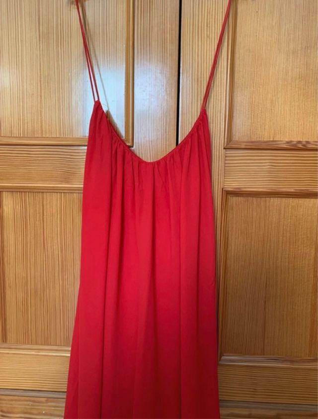 Vestido rojo tirantes