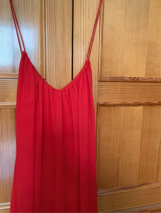 Vestido rojo tirantes