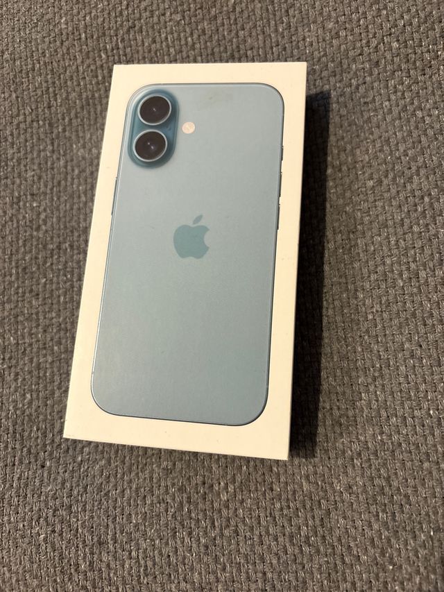 Caja iPhone 16 Verde Vacía