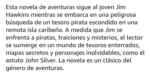 4 libros (La Isla del Tesoro) y  Regalo más libros