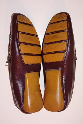 Mocasines de piel marrón Garten mujer