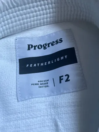 Kimono BJJ F2 Progress Featherlight Blanco