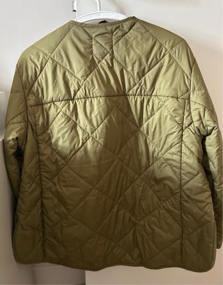 Chaqueta acolchada verde