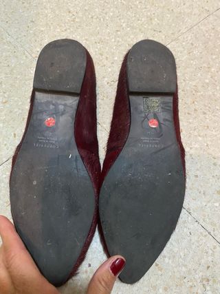 Zapatos burdeos pelo Cortefiel