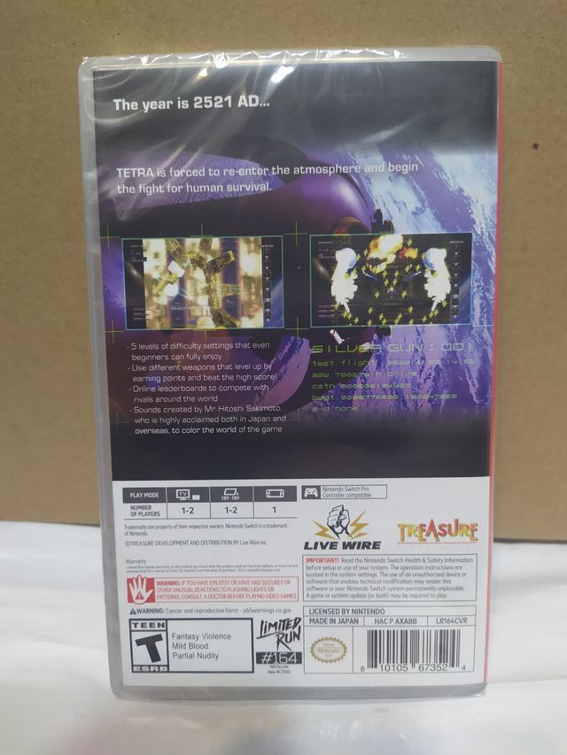 Radiant Silvergun Nintendo Switch