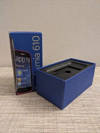 NOKIA LUMIA 610 – Scatola e presa USB originali