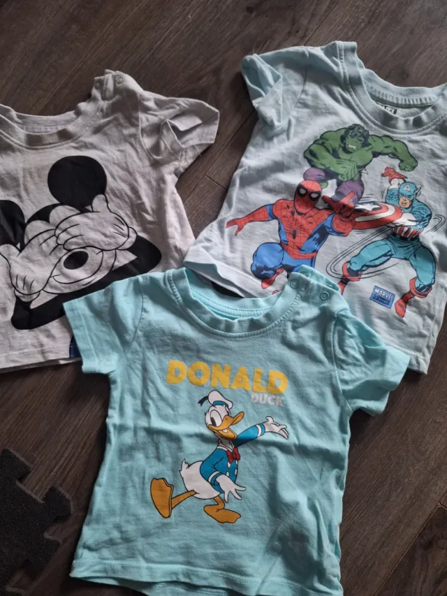 Lote 3 Camisetas Disney Primark