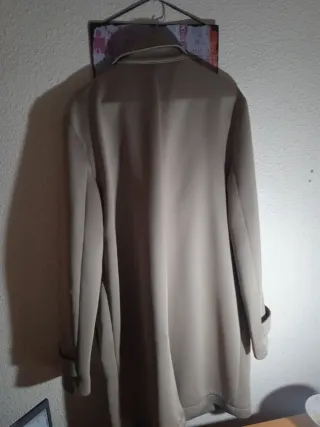 Gabardina Zara Hombre Beige