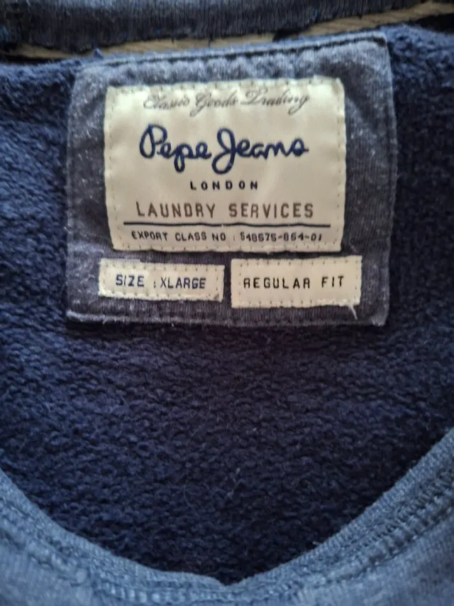 Sudadera Pepe Jeans London Azul Talla XL