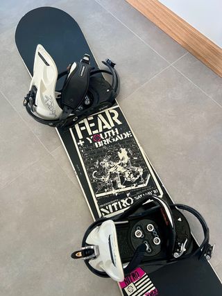 Tabla Snowboard Nitro T1 + Fijaciones Burton