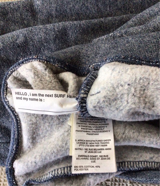 Pantalón niño Quiksilver jaspeado azul 