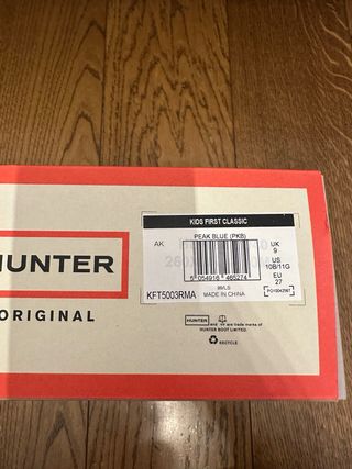 Stivali Hunter blu taglia 27