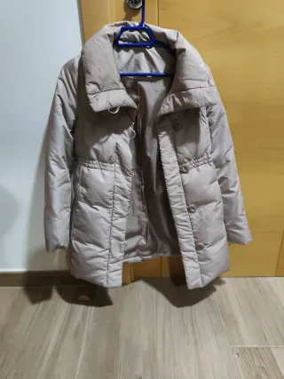 Cazadora beige talla 38