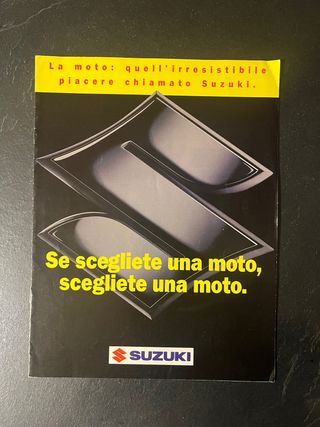 Depliant Suzuki Moto Vintage