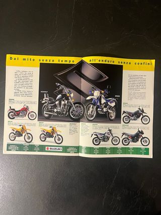 Depliant Suzuki Moto Vintage