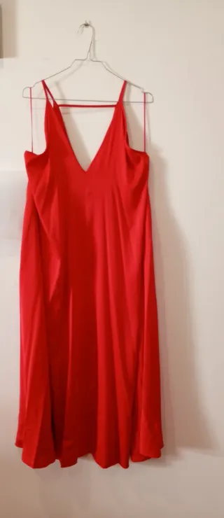 Vestido rojo de tirantes