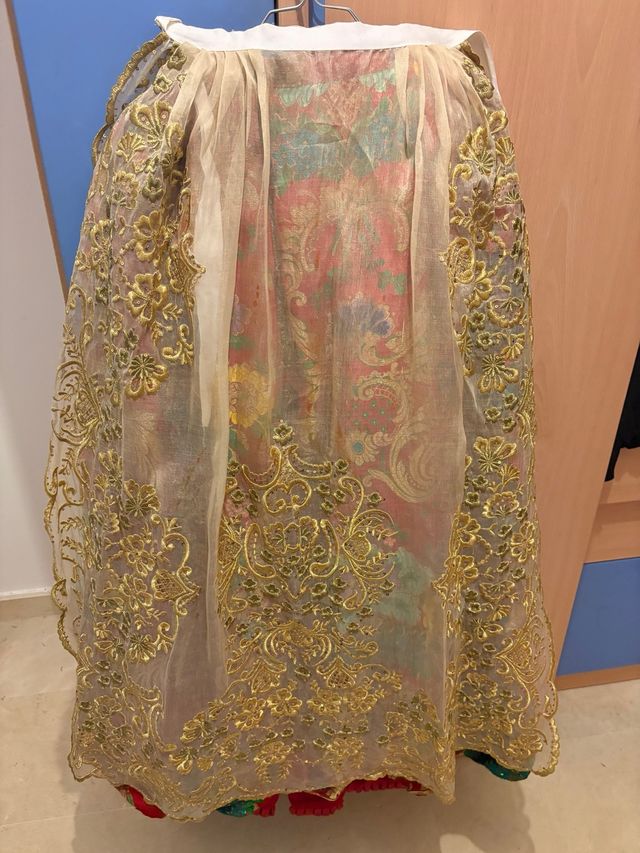 Manteletas Fallera Doradas