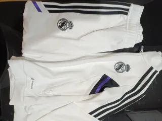 Chándal Real Madrid Adidas Blanco y Morado