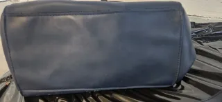 Borsa O bag blu e nera