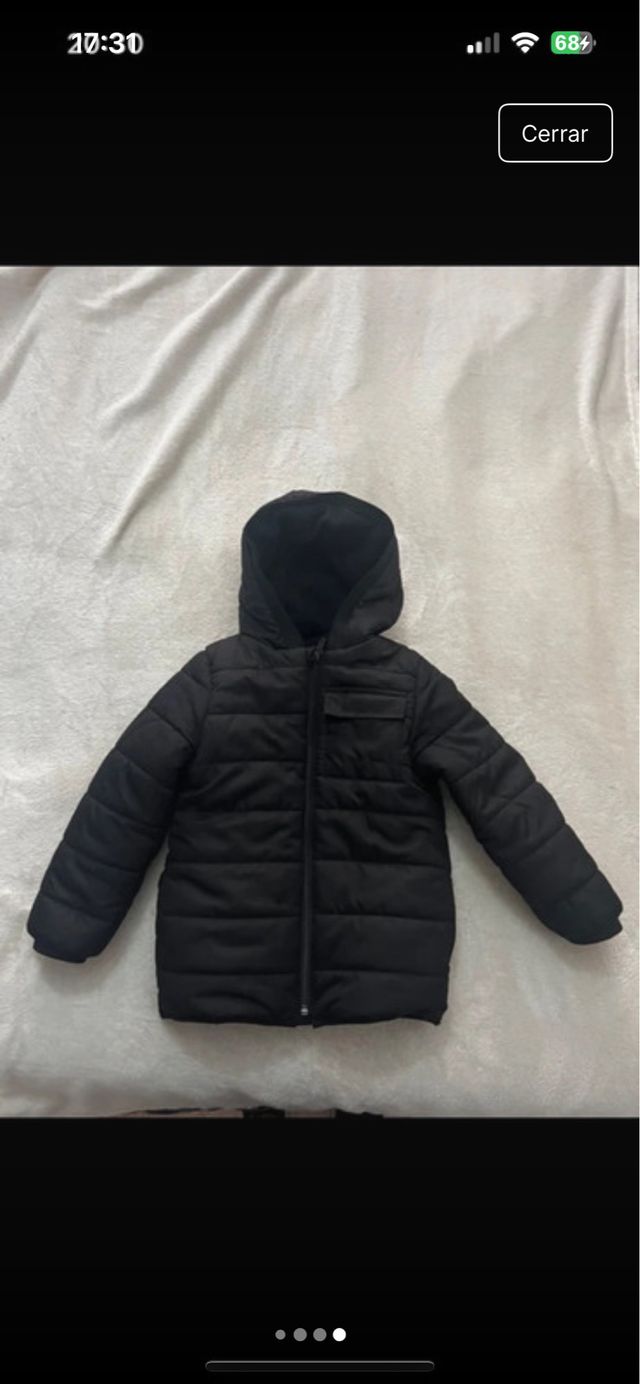 Campera niño 5 años negra