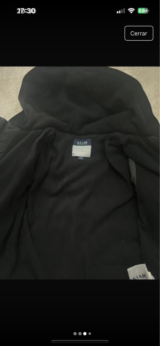 Campera niño 5 años negra