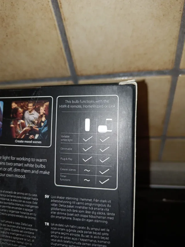 Smartwares Kit 2 Lampadine Smart E27