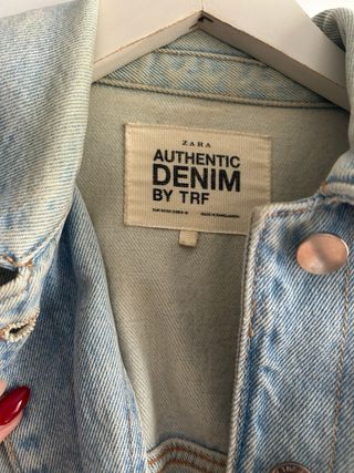 Chaqueta vaquera corta Zara Talla S