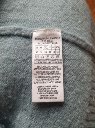 Jersey M'dM bordado flores T.40