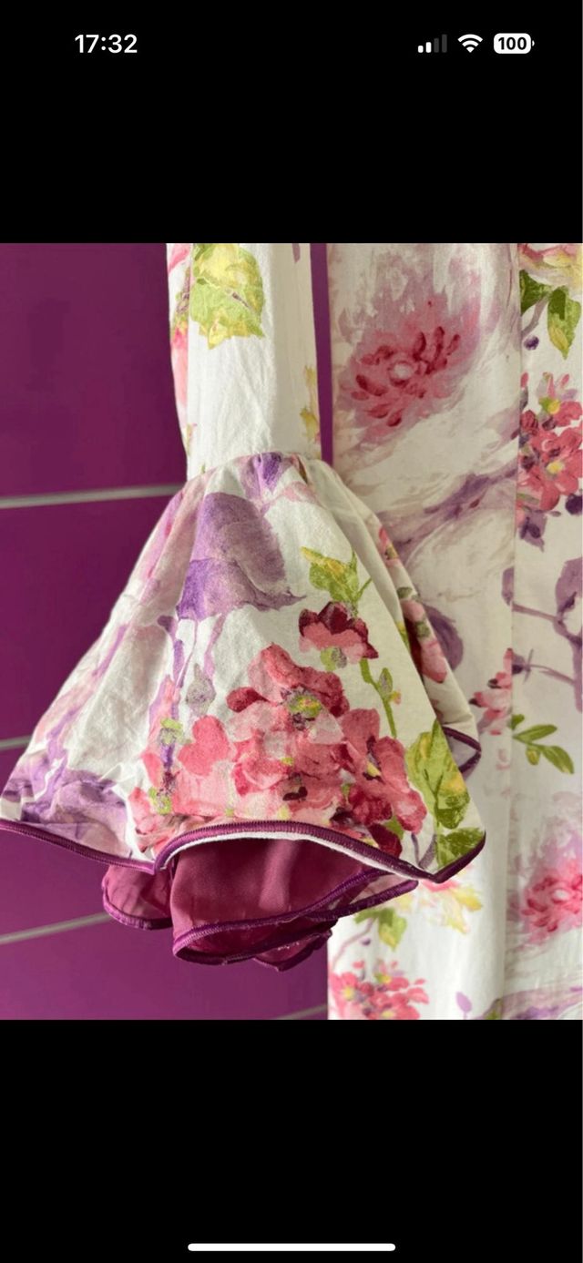 Vestido Flamenca Estampado Floral