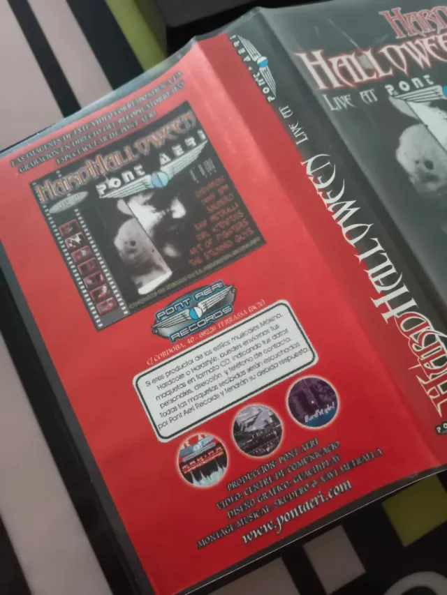 Cinta VHS "Hard Halloween Live at Pont Aeri"