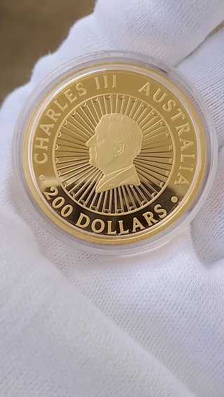 Moneda de oro (pieza de colección de alta gama)