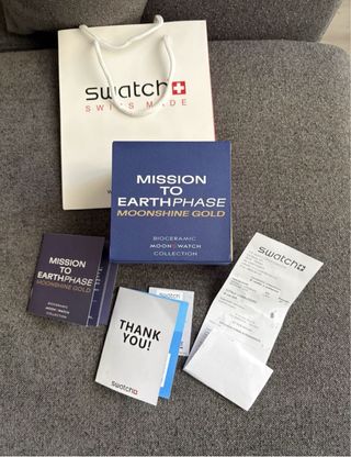 Swatch x Omega Moonshine Gold